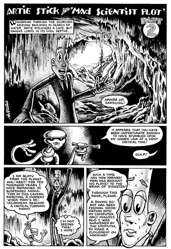 Artie Stick in Mad Scientist Plot (comics)
