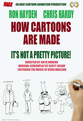 click to enlarge: How Cartoons Are Made poster