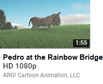 Pedro at the Rainbow Bridge animated short with Morgan Freeman