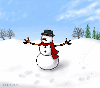 Snowman cartoon graphic